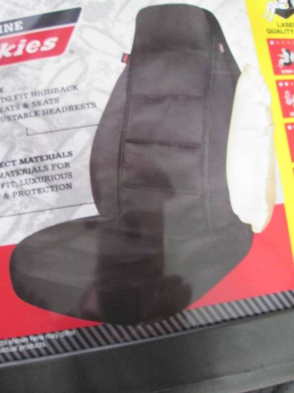 lot 243 image: 1 Dickies High back Seat Cover...