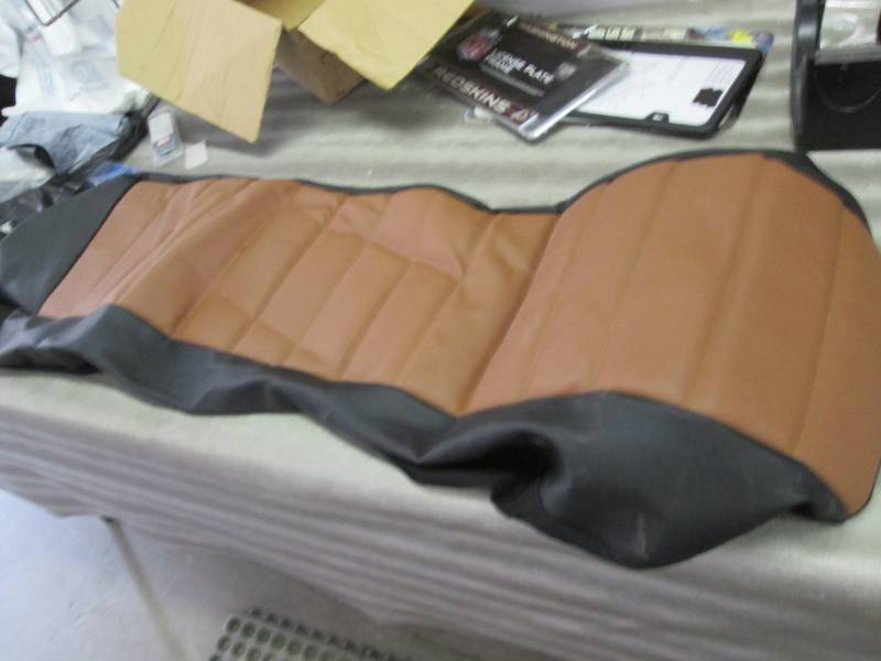 lot 244 image: 2 Tone Seat Cover...