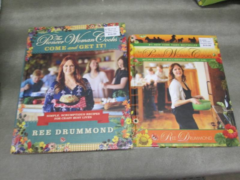 lot 252 image: 2 Pioneer Woman Cookbooks Retail $1...