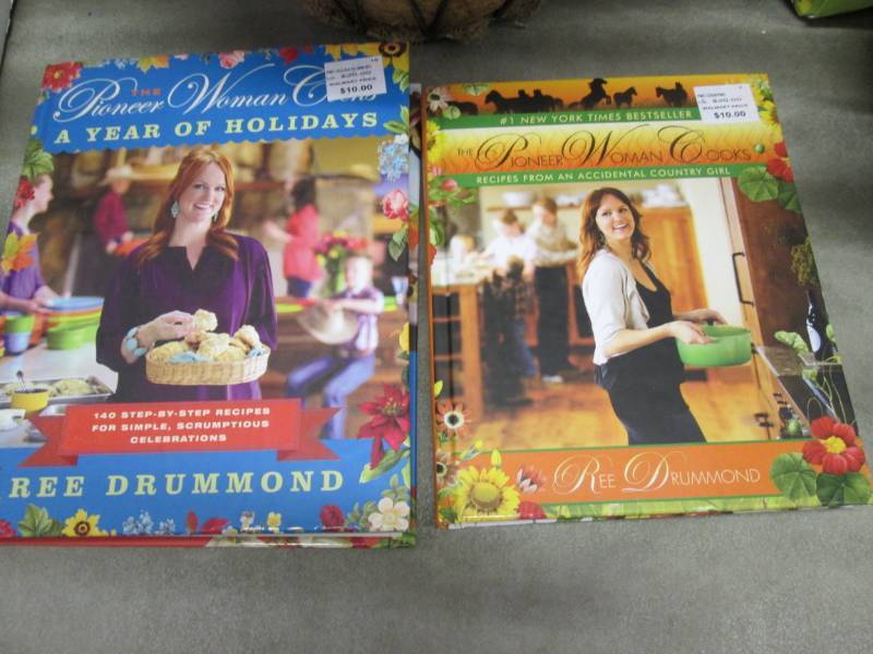 lot 255 image: 2 Pioneer Woman Cookbooks Retail $1...
