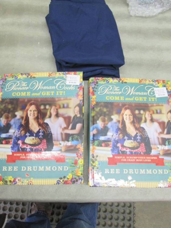 lot 270 image: 2 Pioneer Woman Cookbooks Retail $1...