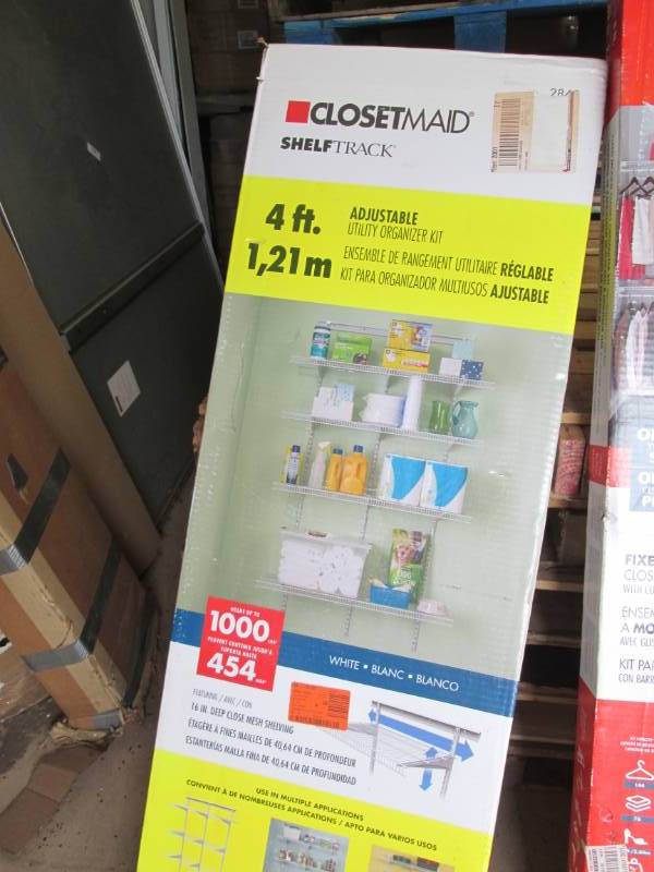 lot 277 image: ClosetMaid ShelfTrack 16.75 in. D x...