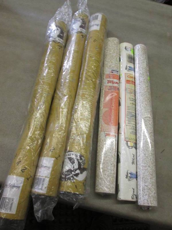 lot 188 image: 3 Scratch Maps, 3 Rolls Contact pap...