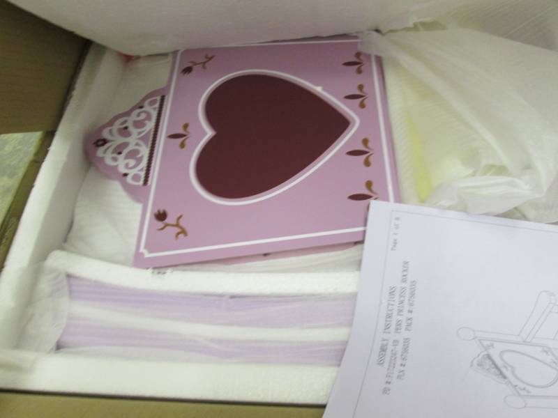 lot 189 image: Personalized Princess Rocker open b...