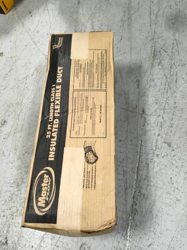lot 9 image: Master Flow Flexible Insulated Duct F6IFD  in good condition
