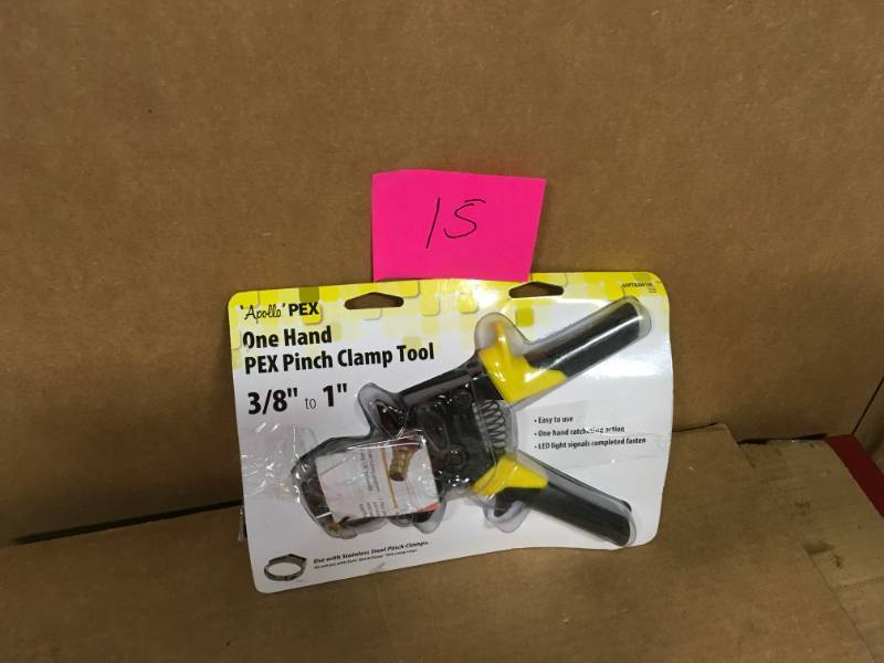 lot 15 image: Apollo PEX One Hand Cinch Clamp Tool 69PTBJ0010C  in good condition