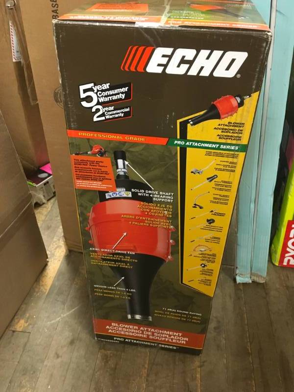 lot 45 image: ECHO PAS 115-MPH 364-CFM Blower Attachment 99944200490AB  in good condition