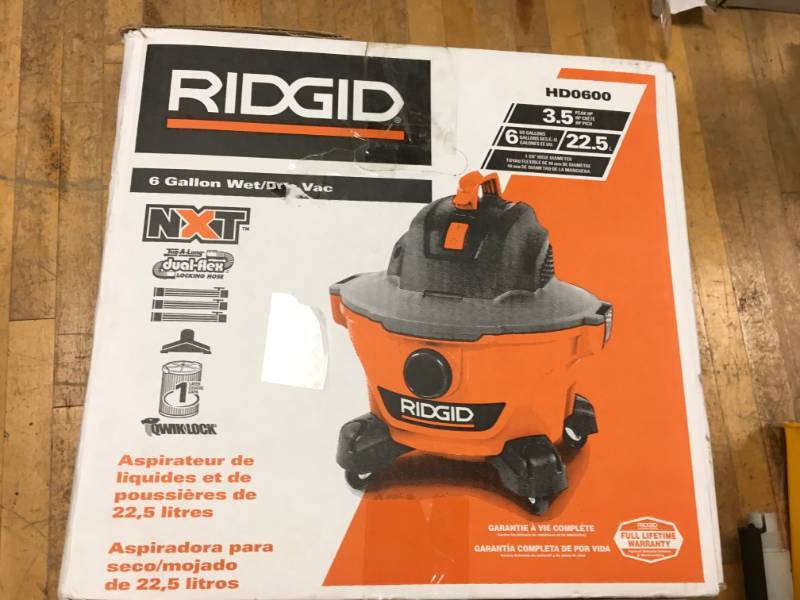 RIDGID HD0600 Wet Dry Vacuum Cleaner 6 