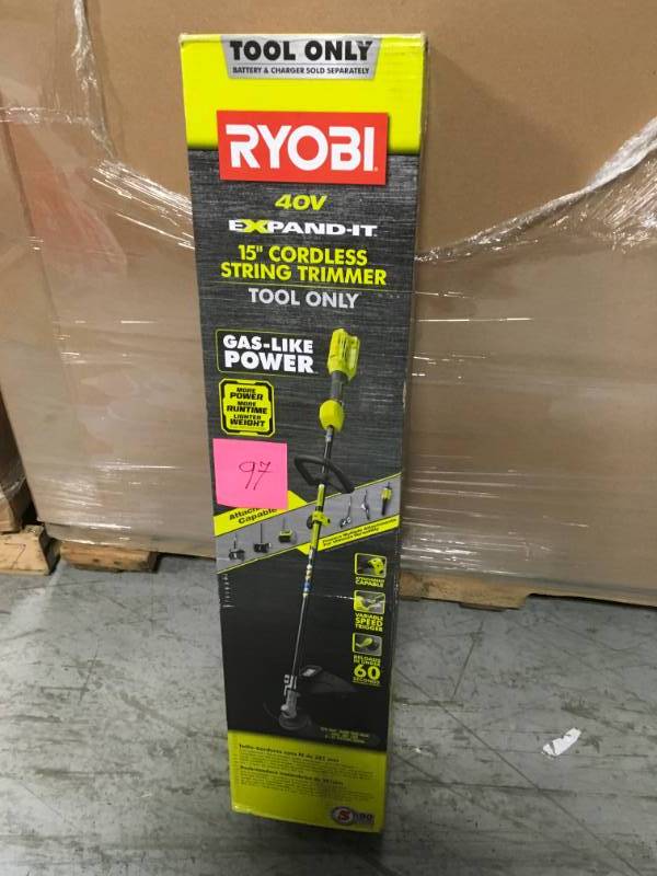 lot 99 image: RYOBI Expand-it 25 cc 2-Cycle Full Crank Gas Power Head  in good condition