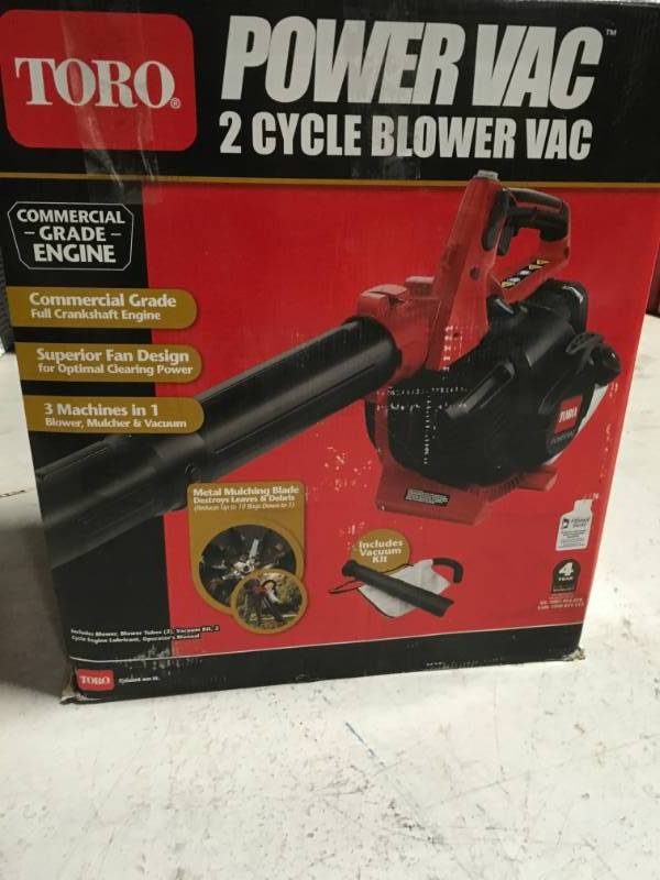 Toro power vac 2 shop cycle blower