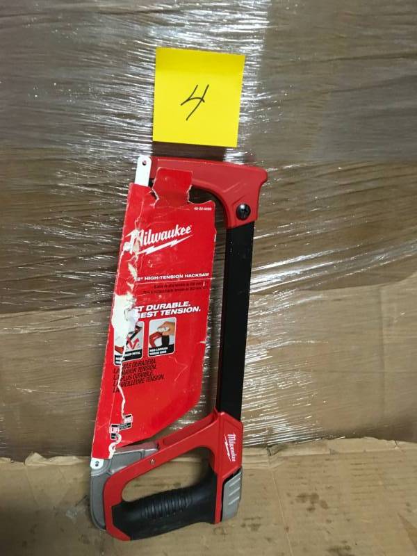 lot 4 image: Milwaukee 14 in. Hack Saw with Rubber Handle USED in good condition