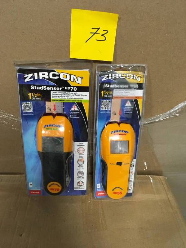 lot 73 image: ZIRCON STUDSENSOR HD70 & HD55 in good condition