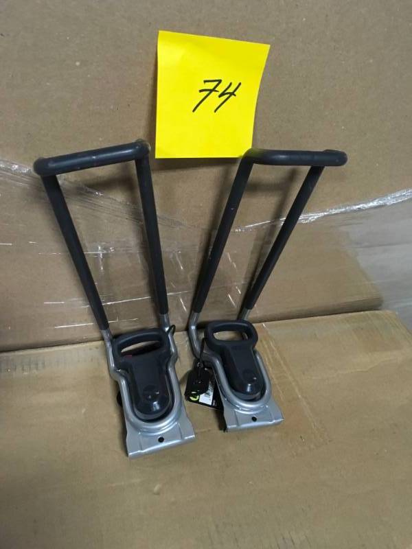 lot 74 image: Rubbermaid FastTrack Garage 1-Piece Satin Nickel Steel Hook in good condition