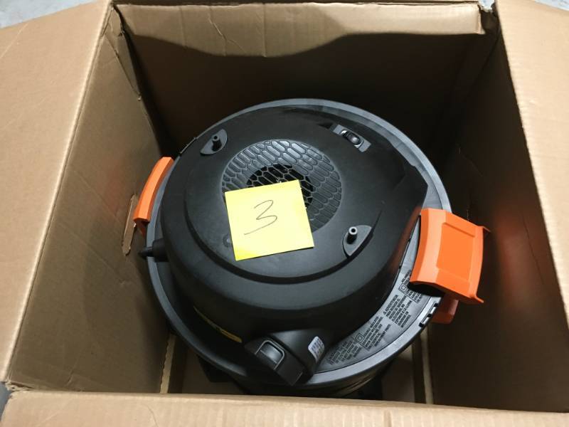 RIDGID 10 Gal. 6.0 Peak HP Stainless Wet Dry Vac in good condition