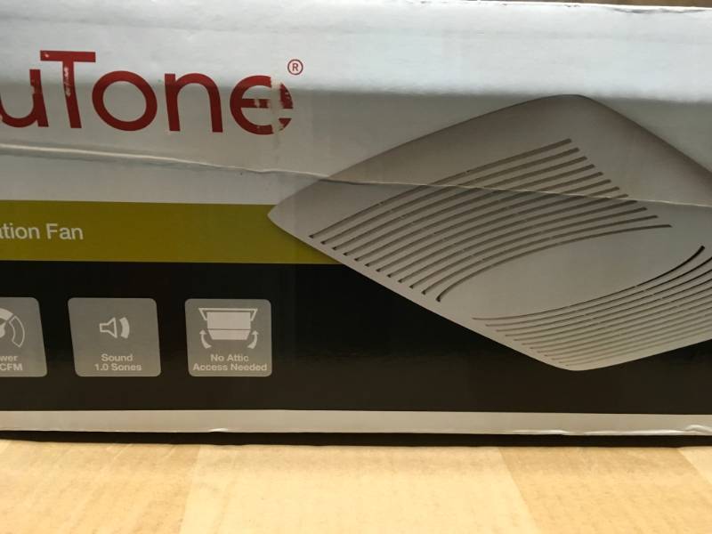 NuTone EZ Fit 80 CFM Ceiling Bathroom Exhaust Fan, ENERGY STAR  in good condition