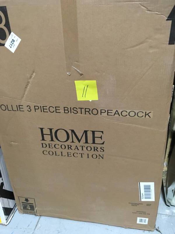 Home Decorators Collection Follie Peacock 3-Piece Patio Bistro Set not used