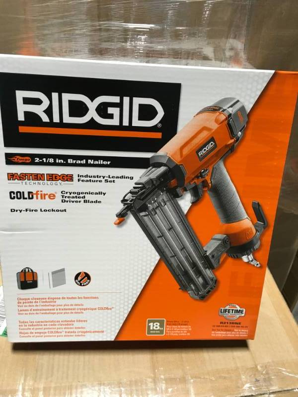 RIDGID 18-Gauge 2-18 in. Brad Nailer  in good condition