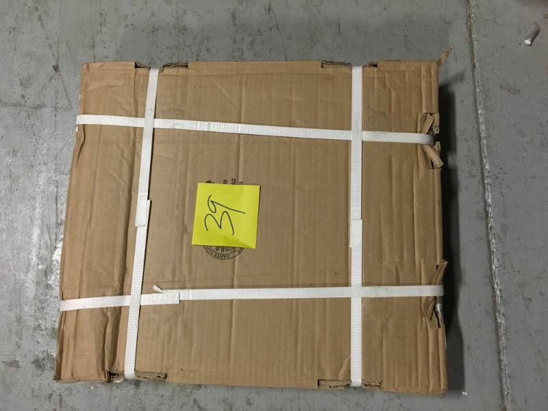 26 lbs. Patio Umbrella Base in Brown  in good condition