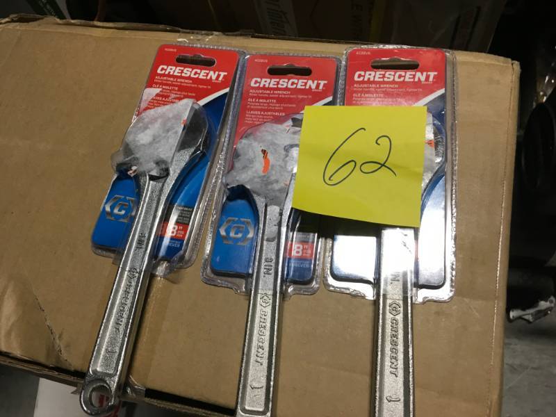 Crescent 8 in. Adjustable Wrench sdet of 3 New
