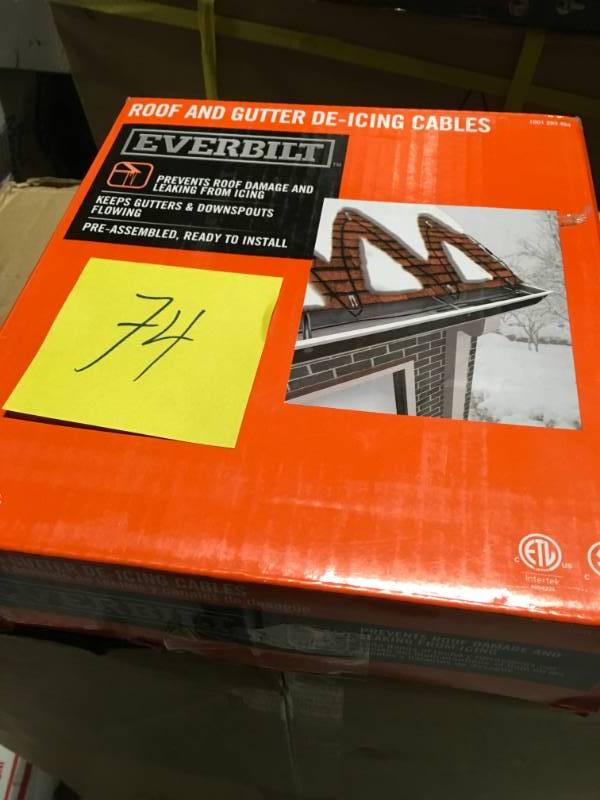 EVERBILT 60ft Roof and Gutter De-Icing Cables  in good condition