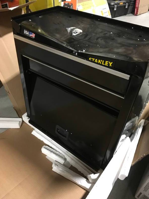 STANLEY 26 in. 5-Drawer Tool Chest and Cabinet SEE PICS DAMAGE