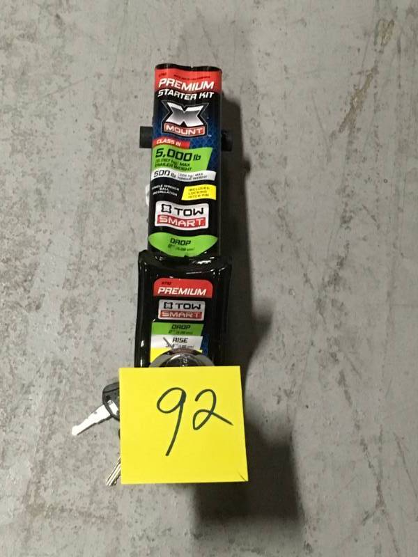 TowSmart X-Mount Class III Security Starter Kit Receiver Hitch in good condition