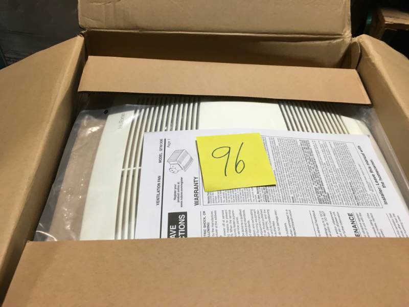NuTone QT Series Quiet 130 CFM Ceiling Bathroom Exhaust Fan,  in good condition