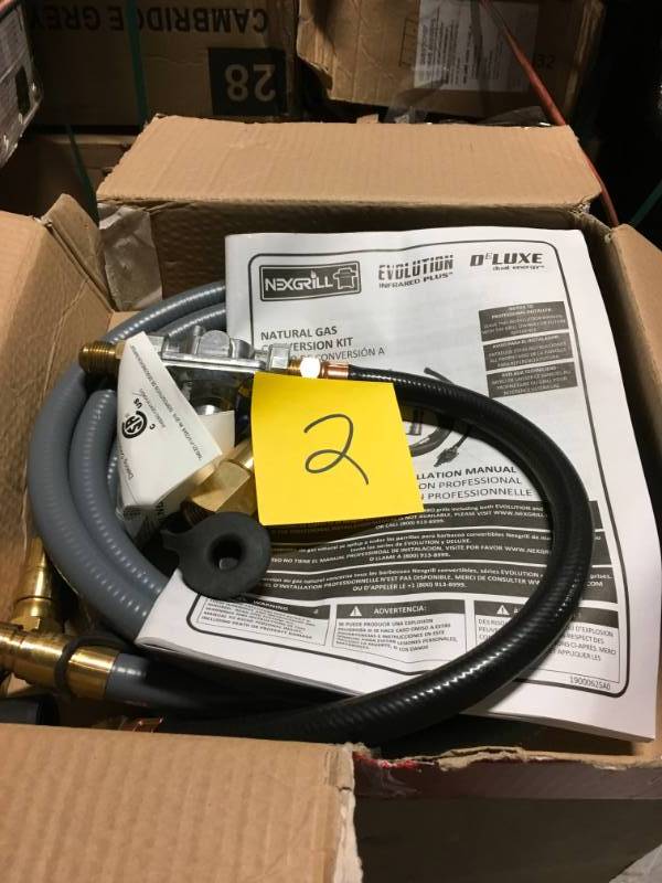 lot 2 image: Nexgrill Natural Gas Conversion Kit in good condition