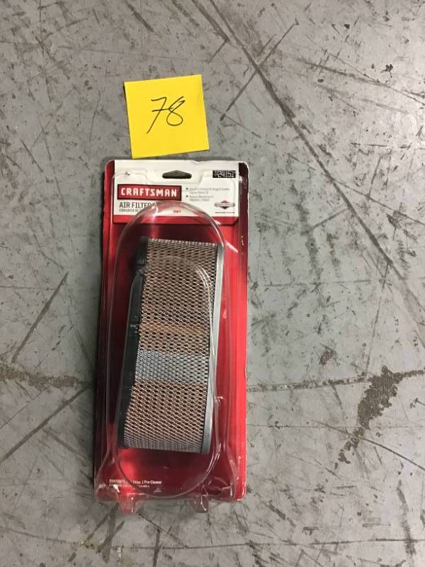 lot 78 image: Lawnmowers Parts Air Filter in good condition
