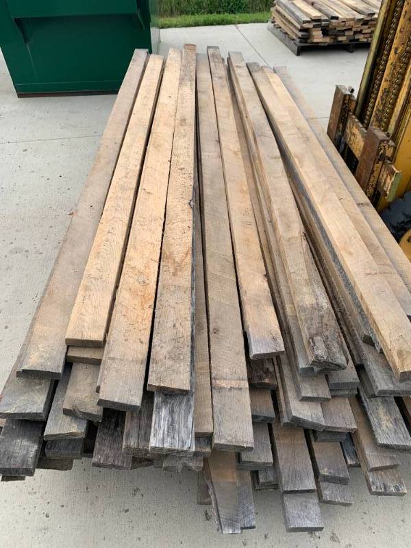 lot 1 image: Over 100 Reclaimed Boards  Approx 3 14 Wide 1 14 Thick 7 - 8 Long