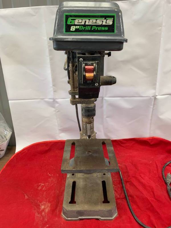 lot 4 image: Genesis Drill Press (works great)