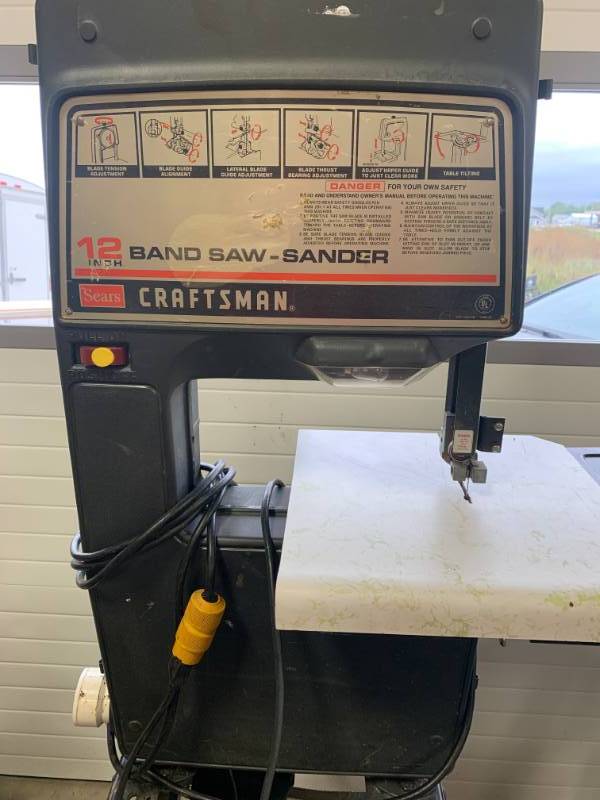 Craftsman 12 Inch Band Saw 5 1/2' Tall (tested working) | Power Tools