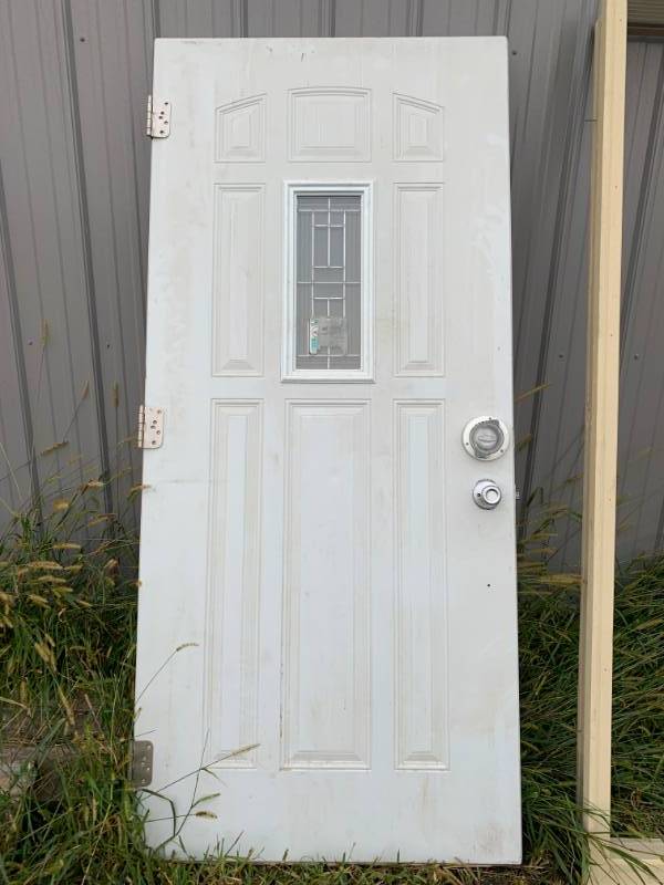 lot 62 image: Door and Frame 35 58 Wide 79 Tall