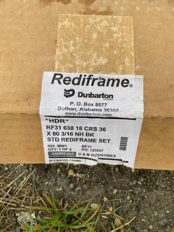 lot 64 image: Rediframe Metal Door Frame