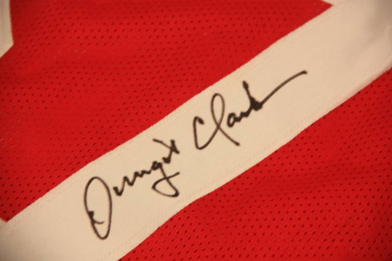 lot 45 image: San Francisco 49ers Dwight Clark Jersey Auto Tristar COA