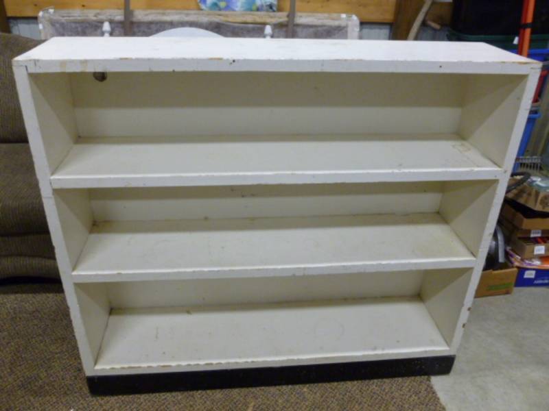 lot 2 image: Vintage St. Johns Shop Shelf