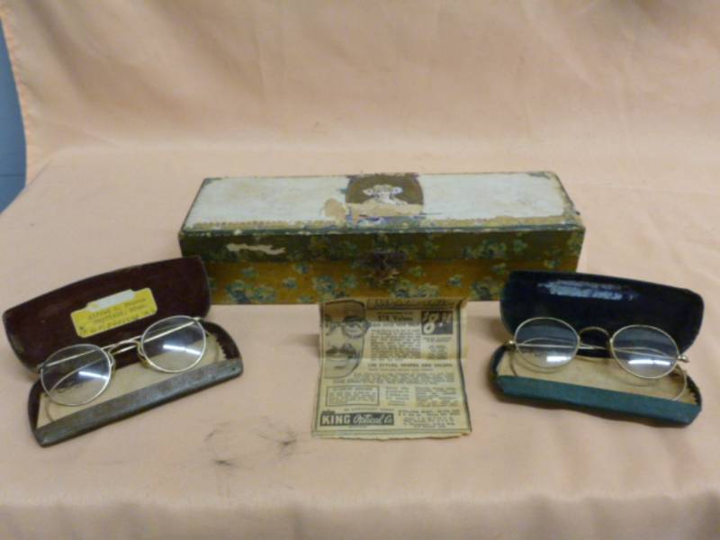 lot 156 image: Antique Eye Glasses