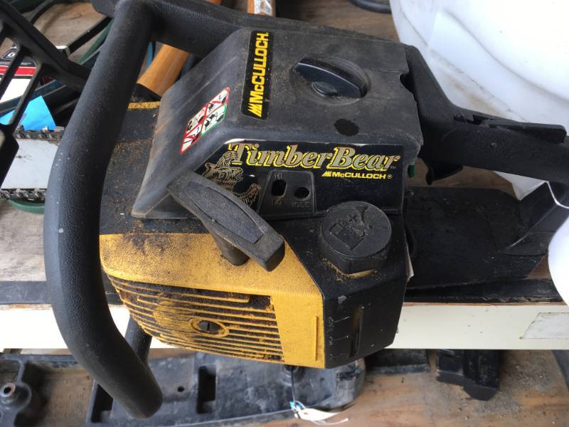 lot 134 image: Timber Bear Chain Saw