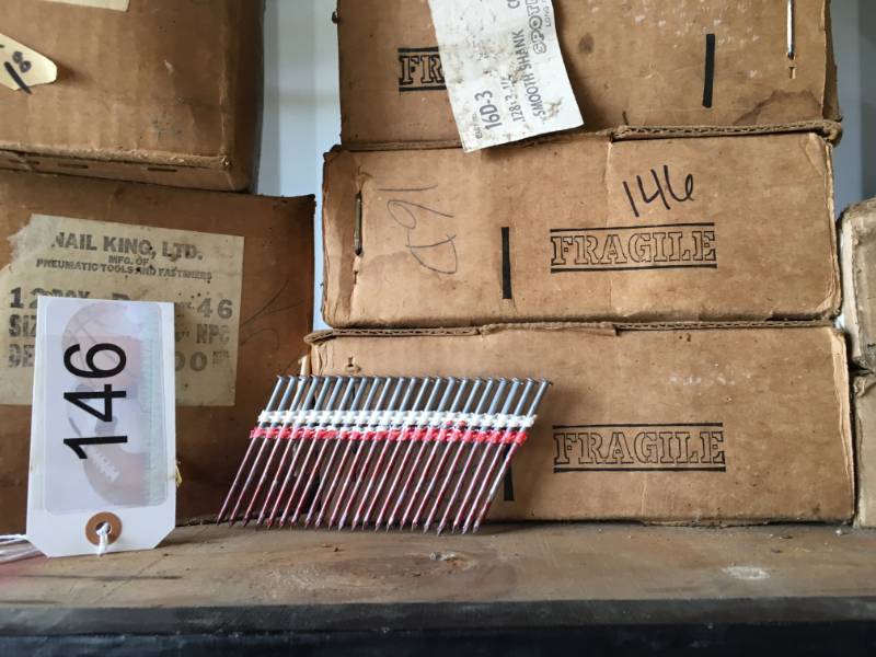 lot 146 image: 10 Boxes of StaplesNails, Nail King
