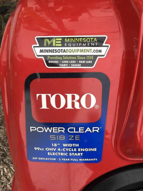 lot 177 image: Toro 18inch Snowblower