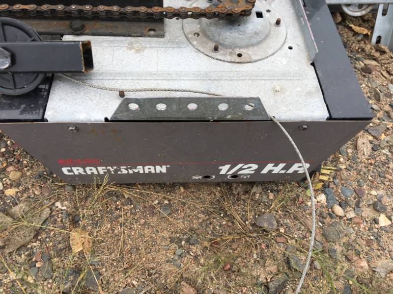 lot 189 image: Craftsman Garage Door Opener wBars