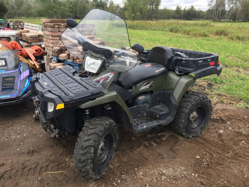 lot 5 image: 2008 POLARIS SPORTSMAN X 2 500 H.O. 4 - WHEELER  - MODEL # 2520875