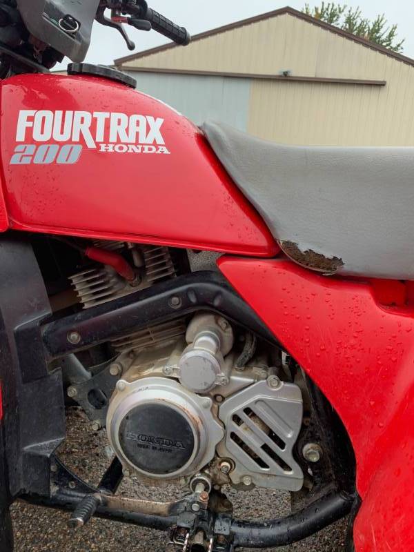 lot 13 image: 1991 HONDA FOUR TRAX 200 TPX 4-WHEELER - SUPER NICE RIDE - CLEAN-