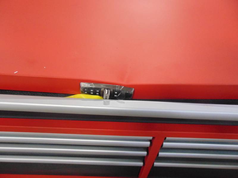 lot 71 image: Milwaukee High Capacity 56 in. 10-Drawer Roller Cabinet Tool Chest 48-22-8557