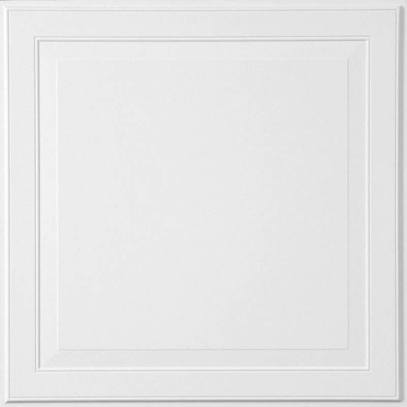 Armstrong Ceilings 24 X 24 Single Raised 6 Pack White