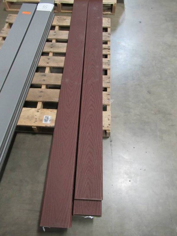 lot 59 image: Trex Select Madeira Grooved Composite Deck Boards 660101 - 8 Boards from 69-73 12 in length