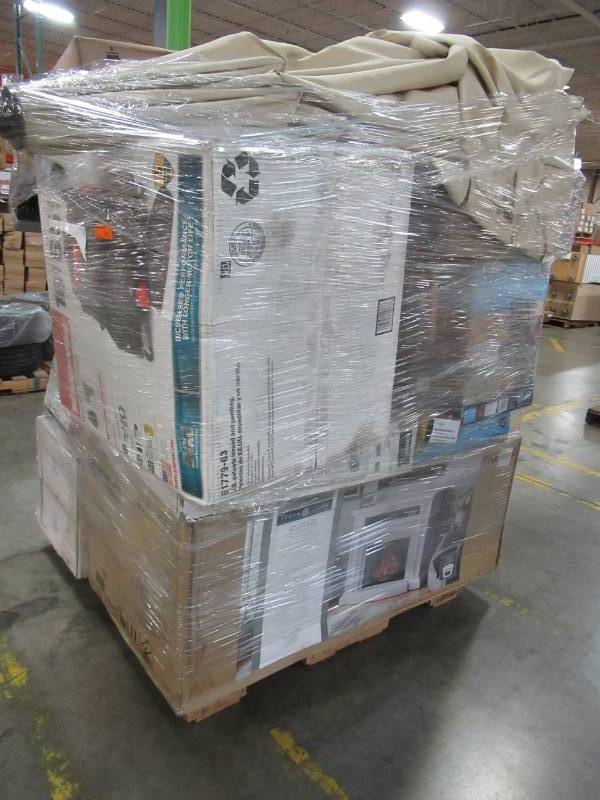 lot 64 image: WHOLESALE MIXED PALLET OF RETURNS - TOOLS, SMALL HOUSEWARES AND MORE