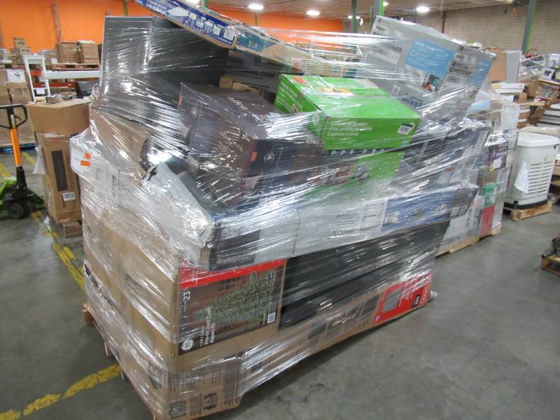 lot 66 image: WHOLESALE MIXED PALLET OF RETURNS - TOOLS, SMALL HOUSEWARES, STORAGE SHED AND MORE