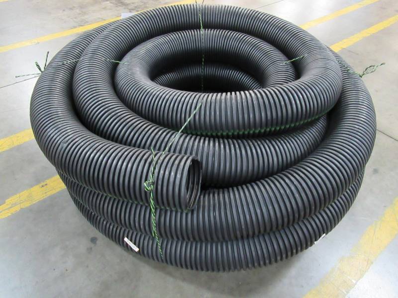 lot 24 image: Advanced Drainage Systems 6 in. x 100 ft. Corex Corrugated Drain Pipe Solid, 6510100.