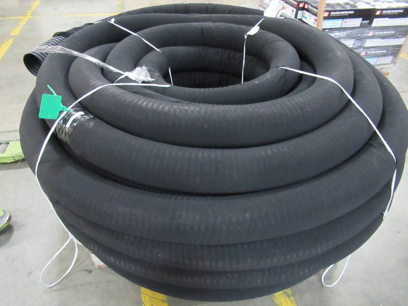 lot 27 image: Advanced Drainage Systems 4 in. x 250 ft. Corex Drain Pipe Perforated with Sock. 04730250.